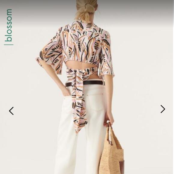 BA&SH printed Top NWT - Picture 5 of 13